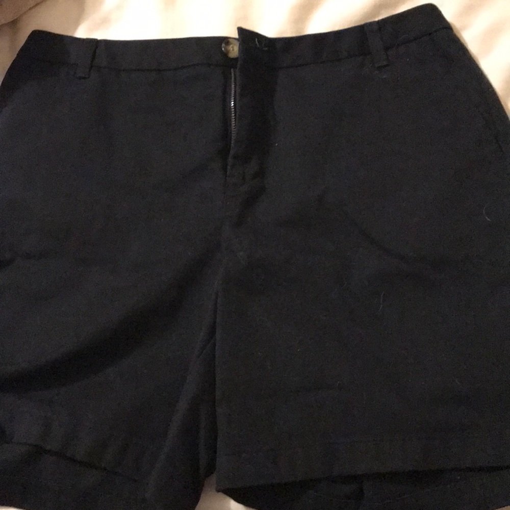 Black Shorts, Mid-Thigh Length